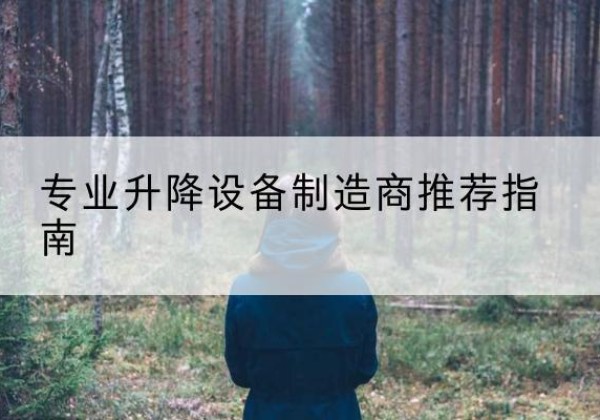 大荔电动剪叉升降平台厂家-专业升降设备制造商推荐指南